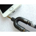 Mono Clippy and headphone to smartphone  via Y adapter