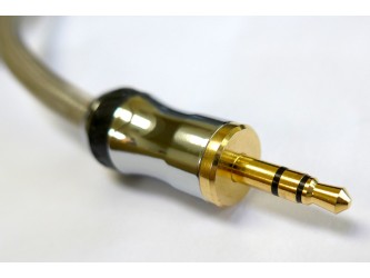 Philips 3.5mm Plug to Plug Lead, Gold, Stereo 1.5m