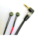 Stereo Primo EM172 module, 3.5 mm right angle plug, 1.5 m Mogami thin cable