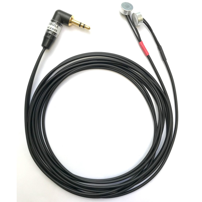 Stereo Primo EM172 module, 3.5 mm right angle plug, 1.5 m Mogami thin cable