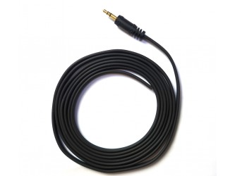 Screened Stereo cable with 3.5 mm plug, 1.8 m