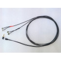 Stereo Dual EM272 to 3.5 mm with 1.5 m Mogami cable and 3.5 mm right angle plug