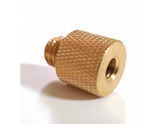 1/4" female to 3/8" male thread adapter