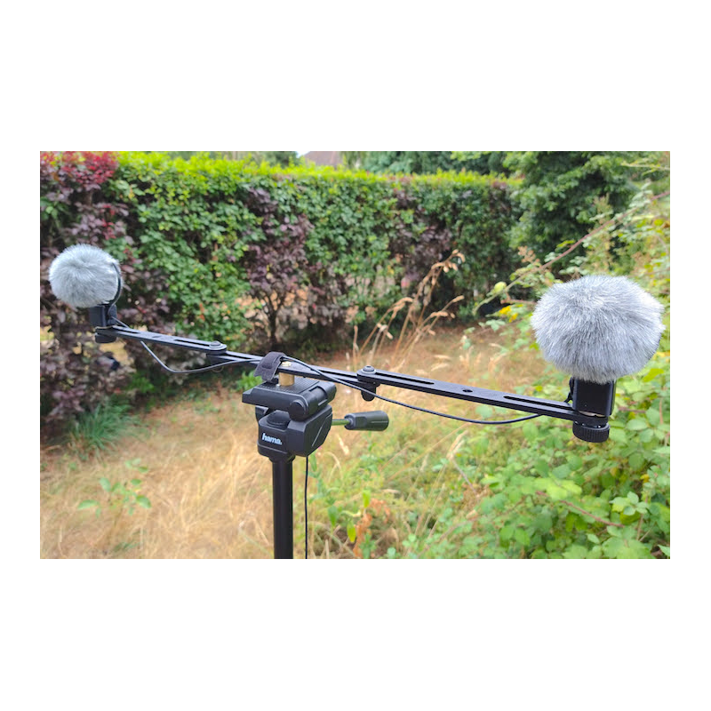 Field Recording Kit with Stereo Clippy Microphones 3.5 mm