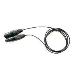 XLR Female to XLR Male thin cable, Mogami, 3 pin