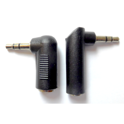 3.5mm Right-Angle Adaptor, Stereo