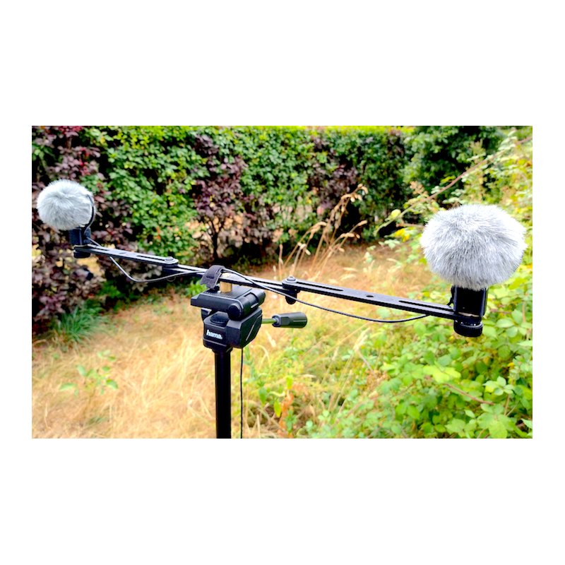 Field Recording Kit with Stereo Clippy Microphones 3.5 mm