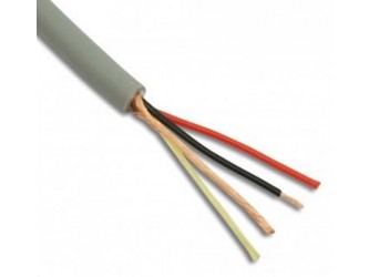 Mic Cable, 4.6 mm, Grey, per metre
