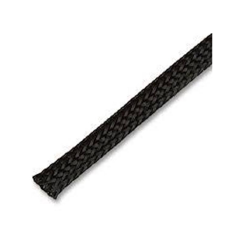 Braided Sleeving, Black, 1metre 10mm