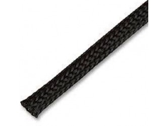 Braided Expandable Sleeving, 1 Metre Black, 6mm 