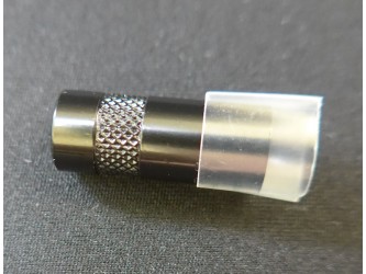 Clear Heatshrink Tubing 9.5mm on 3.5 mm Stereo Jack Plug 