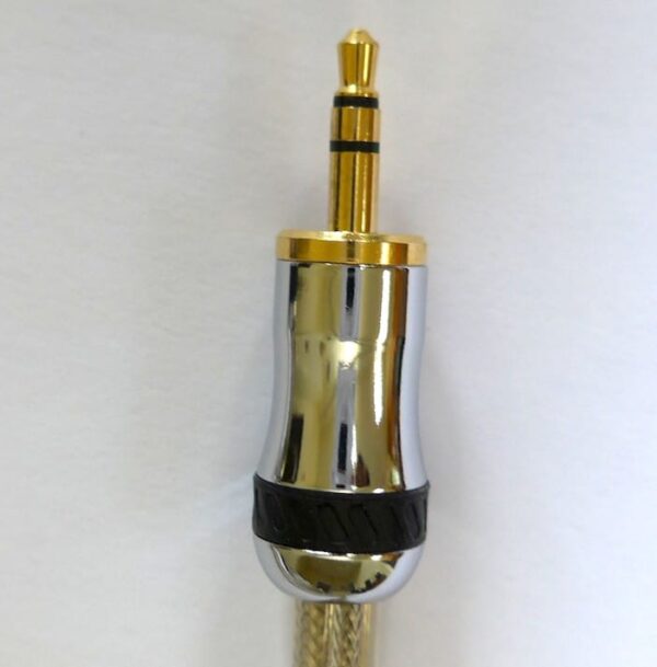 Philips 3.5mm Plug to Plug Lead, Gold, Stereo 1.5m