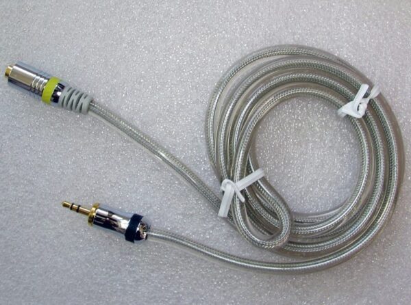 Philips 3.5mm Plug to Socket Lead, Gold, Stereo 1.5m