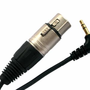 3 pin female XLR to 3.5mm plug