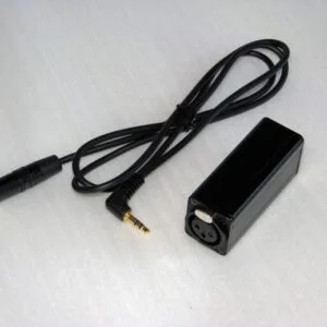 XLR Balanced Mic adaptor for Recorder or Camera