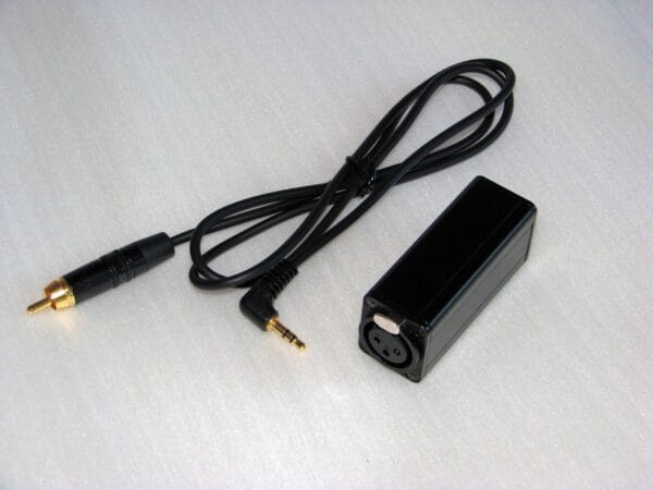 XLR Balanced Mic adaptor for Recorder or Camera