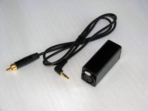 XLR Balanced Mic adaptor for Recorder or Camera