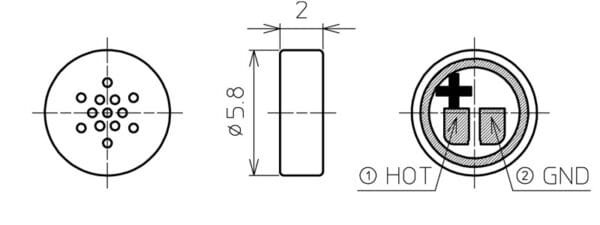 Primo EM158 6 mm Omni Electret Capsules