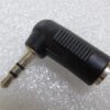 Pack of Two 3.5mm Right-Angle Adaptor, Stereo. Type A