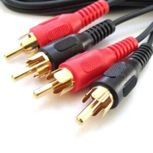 Phono to Phono Lead, Stereo 2 Metres