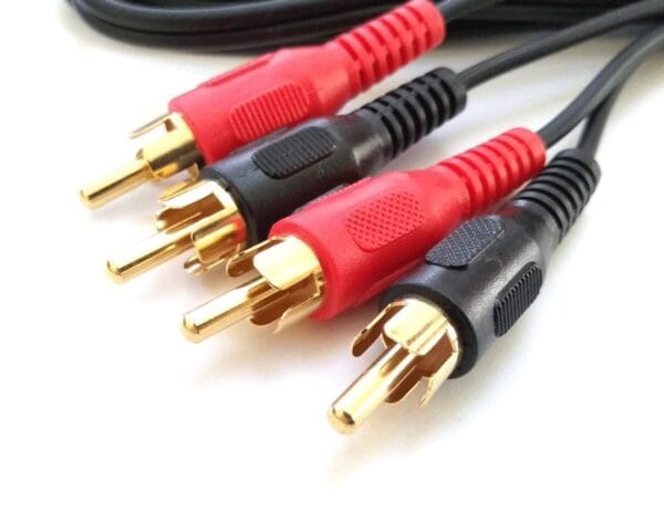 Phono to Phono Lead, Stereo 2 Metres