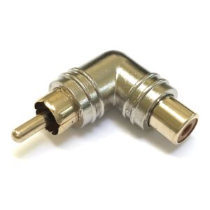 Right Angle Phono Adaptor