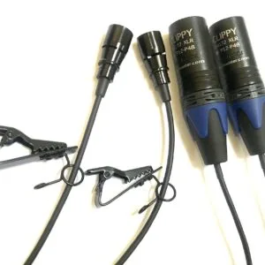 Clippy XLR EM172 Microphone, Matched Stereo with Type B Enclosure and Clip
