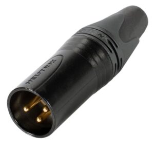Neutrik Male XLR NC3MXX Black