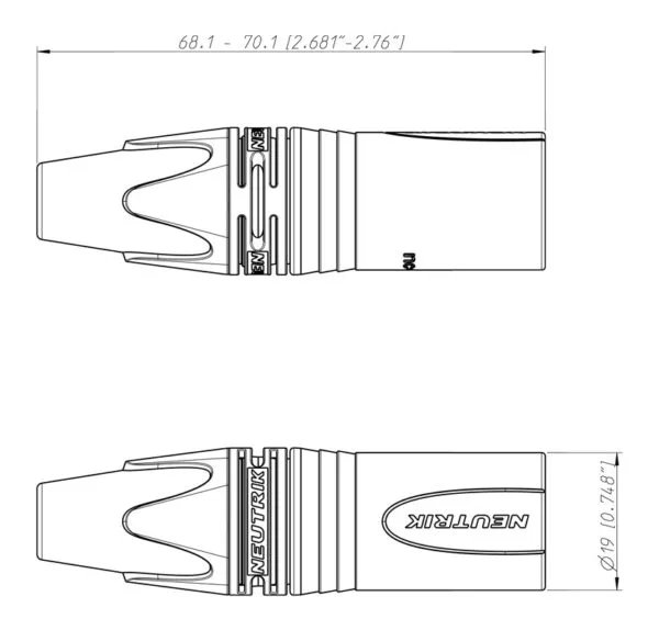 Neutrik Female XLR NC3FXX-B
