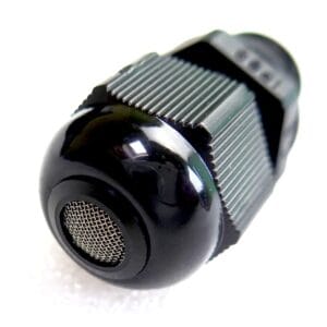 Rugged Nylon Panel Mount Enclosure: Black
