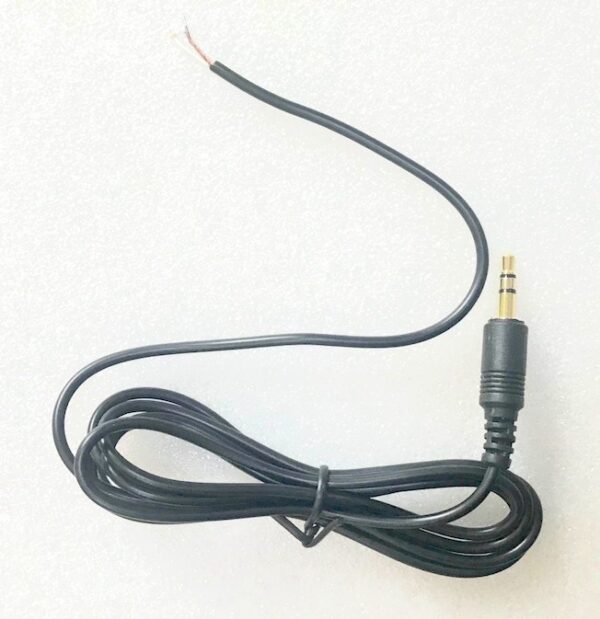 3.5 mm TRS Gold plated plug to bare ends 1.5M