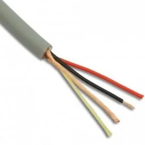 Mic Cable, 4.6 mm, Grey, per metre