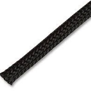 Braided Sleeving, Black, 1metre 10mm