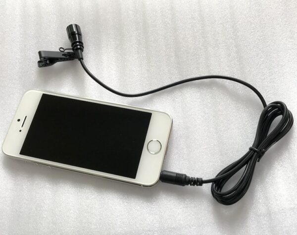 Smart Clippy Mono Omni Microphone to Smartphone