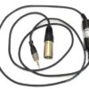 Pulse Ground Loop Isolator, 3.5 mm Jack and Plug to Single XLR Plug