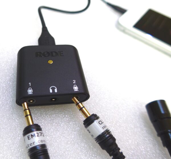 RODE AI-Micro with 2 matched Mono Clippy Microphones for iPhone and Android