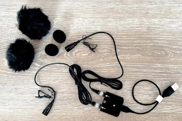 RODE AI-Micro with 2 stereo matched Clippy Microphones for iPhone and Android
