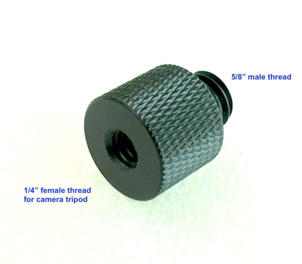 1/4" female to 3/8" male thread adapter
