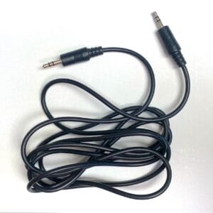 3.5mm Stereo Jack to Jack Audio Cable, Nickel, 1.8 m
