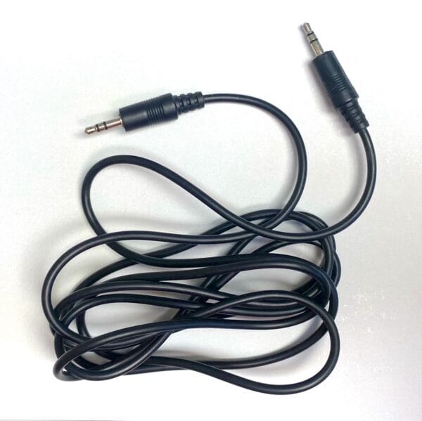 3.5mm Stereo Jack to Jack Audio Cable, Nickel, 1.8 m