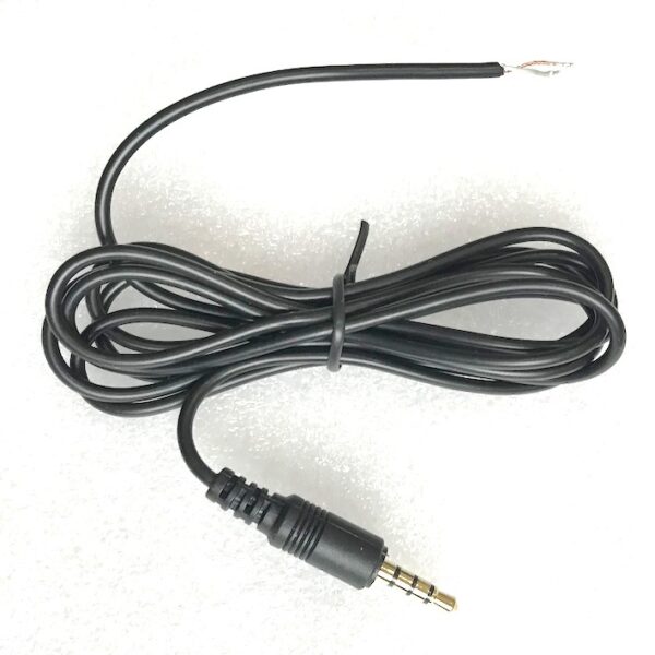 3.5 mm TRRS Gold plated plug to bare ends 1.5M