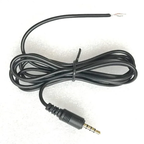 3.5 mm TRRS Gold plated plug to bare ends 1.5M