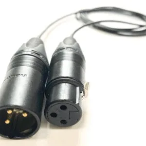 XLR Female to XLR Male thin cable, Mogami, 3 pin