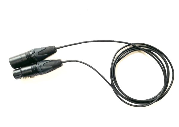XLR Female to XLR Male thin cable, Mogami, 3 pin