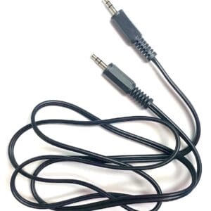 3.5mm Stereo Jack to Jack Audio Figure of Eight Cable, Nickel, 115 cm