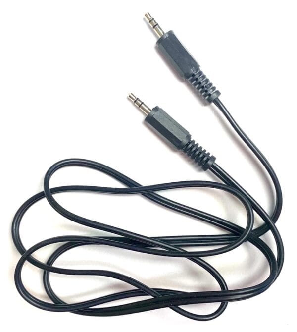 3.5mm Stereo Jack to Jack Audio Figure of Eight Cable, Nickel, 115 cm