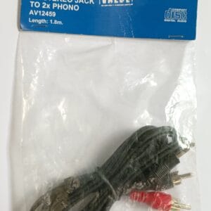 Pro-Signal AV12459 Audio Cable Jack to 2x Phono 1.8 m